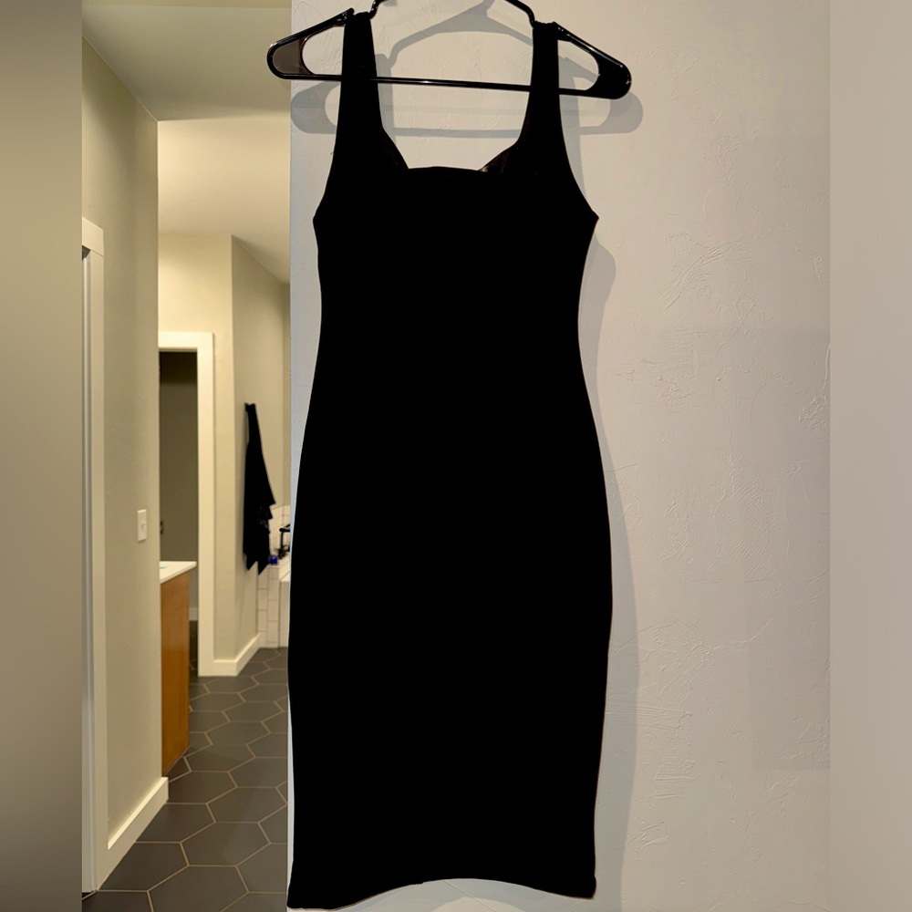 Black Suede Dress